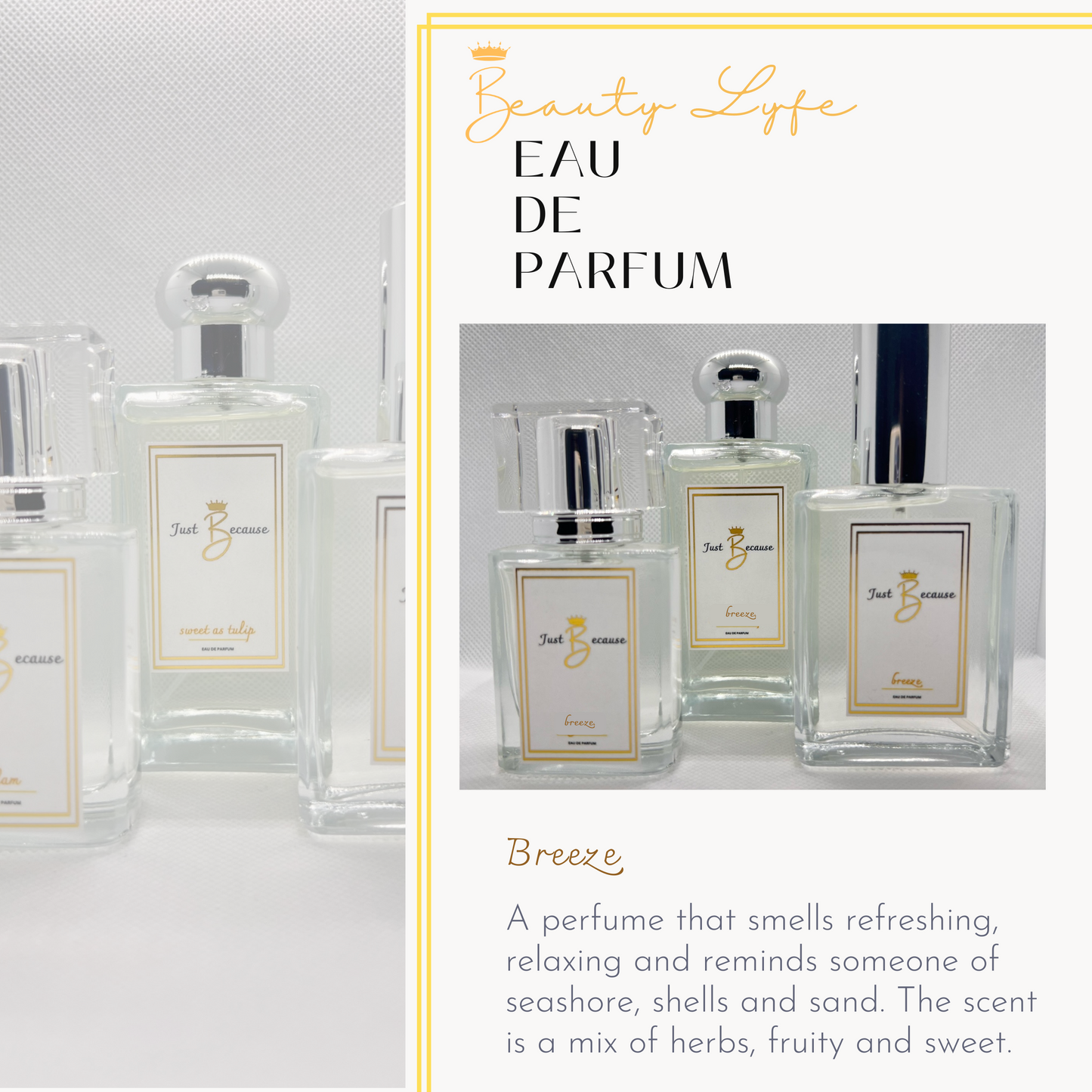 BREEZE Just Because Eau De Parfum for HER