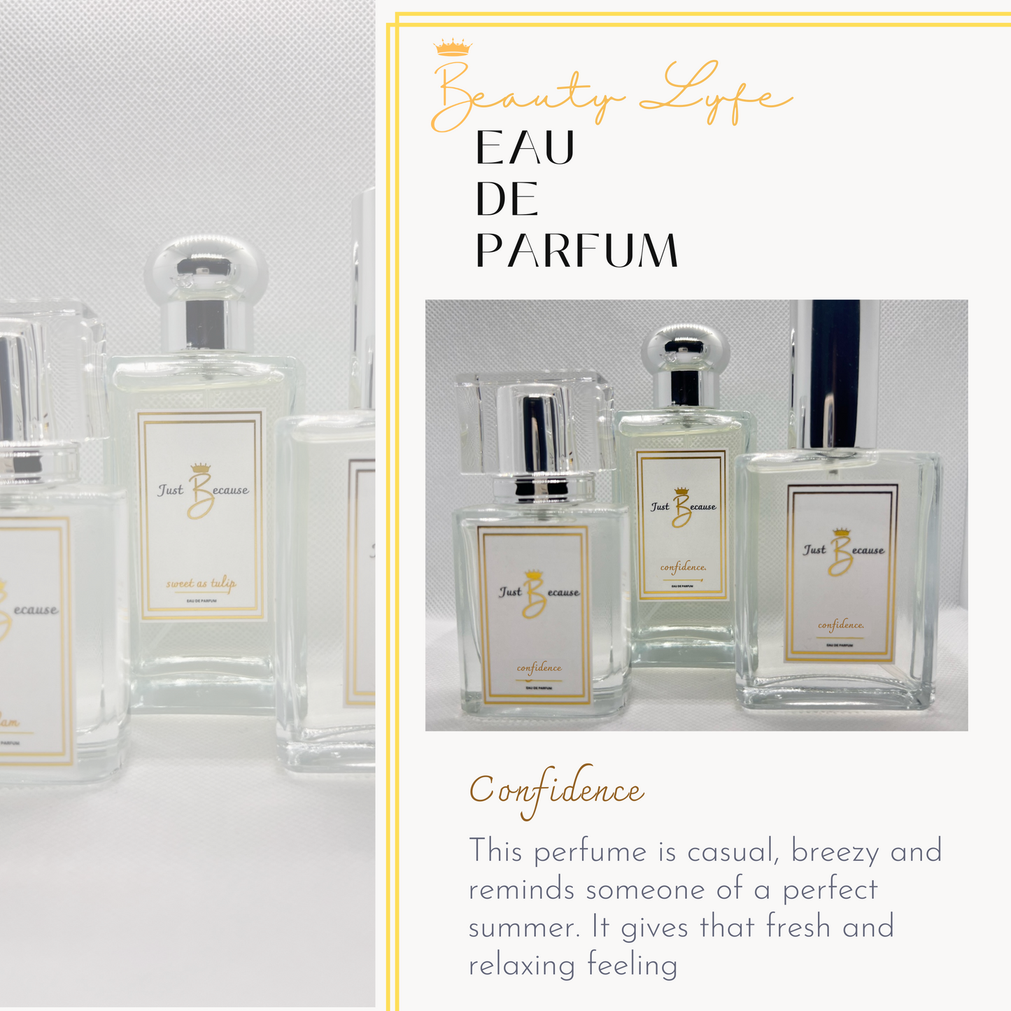 CONFIDENCE Just Because Eau De Parfum for HER