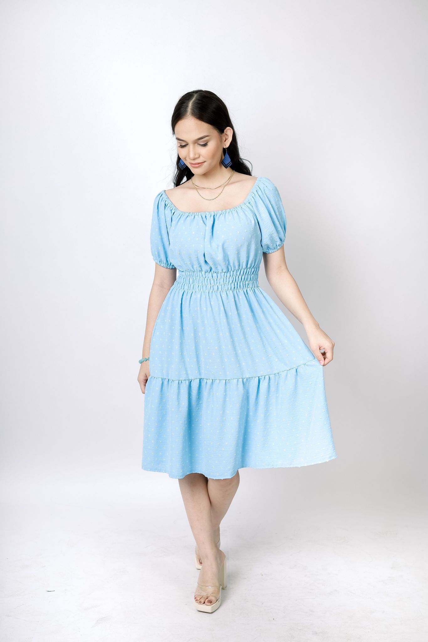 Michelle "2-Way" Dress (Light Blue)