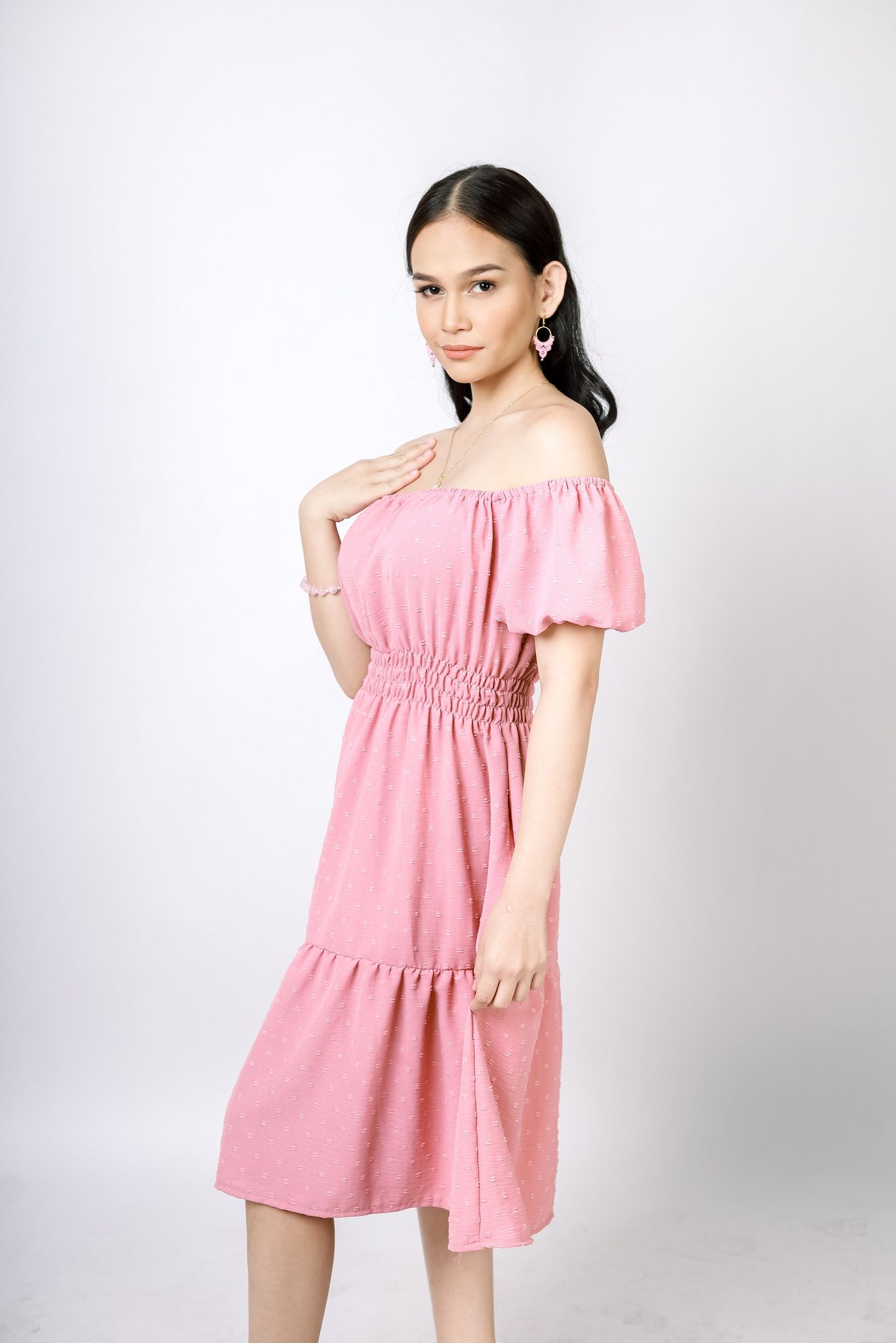 Michelle "2-Way" Dress (Pink)