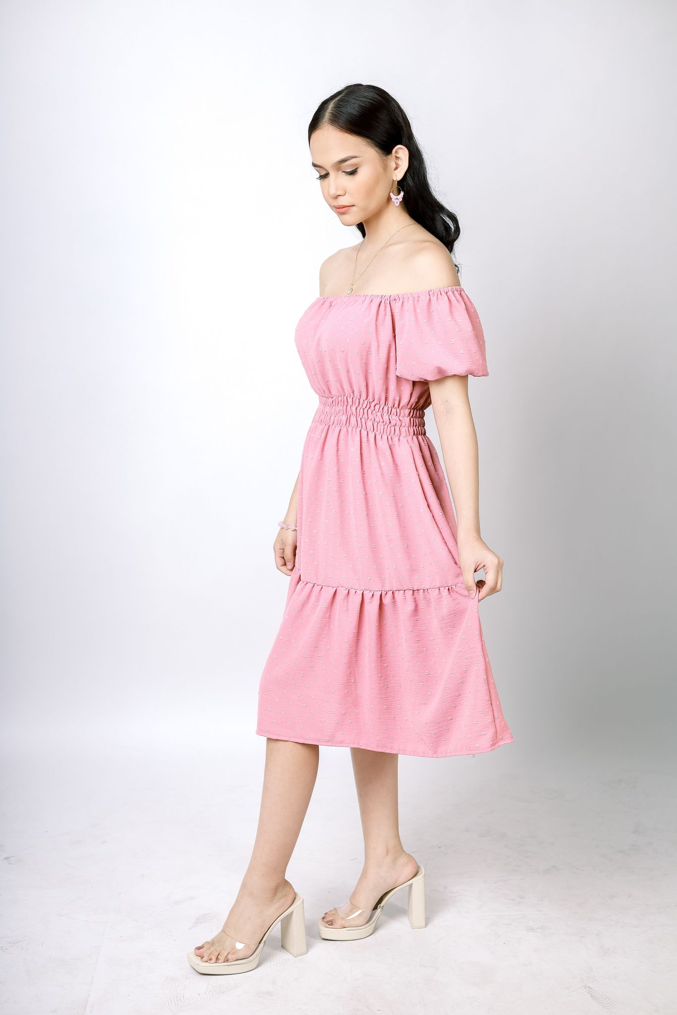 Michelle "2-Way" Dress (Pink)